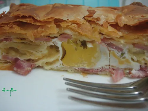 Jambon & egg pie
